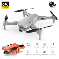 2021 nowy S608 GPS Drone 6K podwójna kamera HD profesjonalna fotografia lotnicza bezszczotkowy silnik składany Quadcopter RC odległość 3000M 2